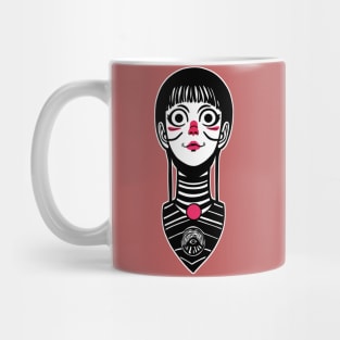 Long Neck spooky girl Mug